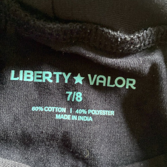 Girl’s Liberty Valor Navy Turltleneck - Picture 3 of 3